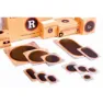 Maruni L2 Oval 45x75 Mm Flickzeug 30 Einheiten, Black, One Size