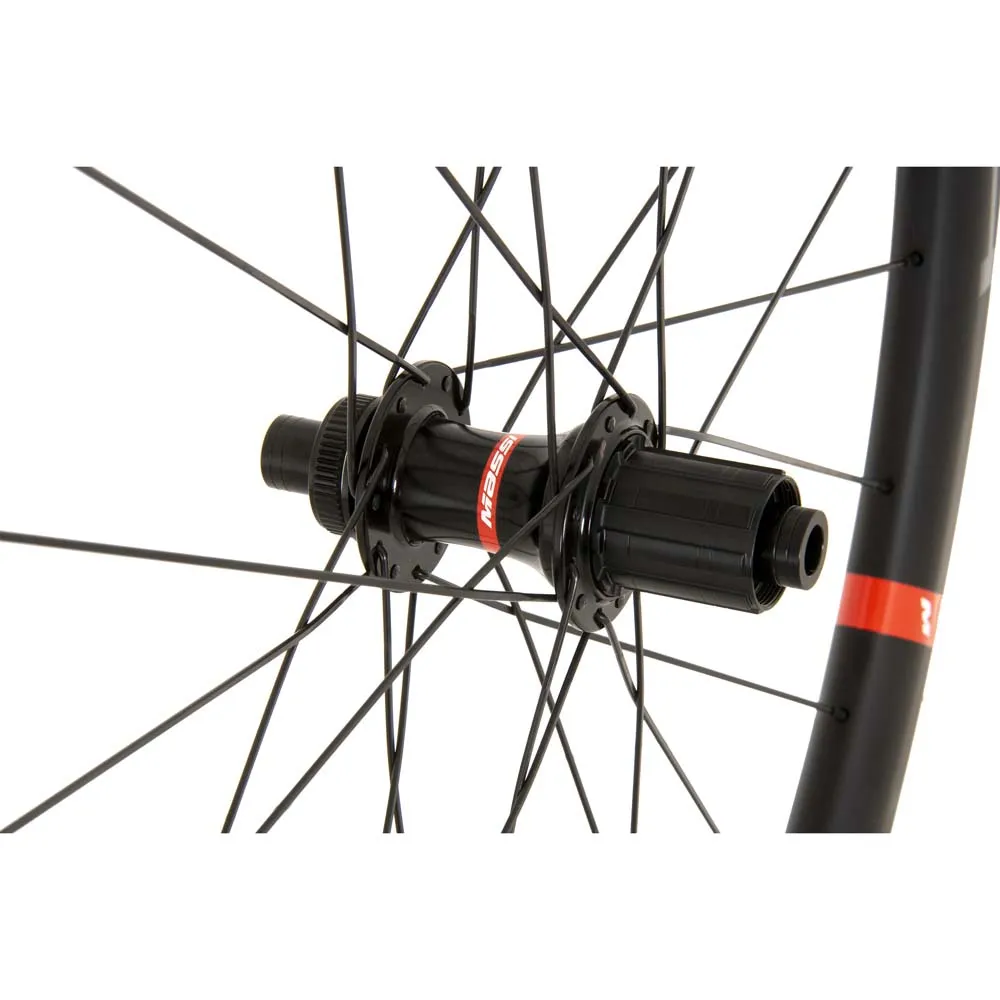 MASSI X-tech Evo 50 Carbon Cl Disc Tubeless Rennrad Laufradsatz, Black, 12 x 100/12 x 142mm, Shimano/Sram HG