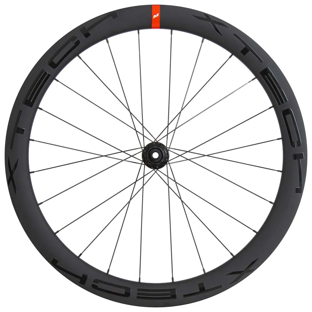 MASSI X-tech Evo 50 Carbon Cl Disc Tubeless Rennrad Laufradsatz, Black, 12 x 100/12 x 142mm, Shimano/Sram HG