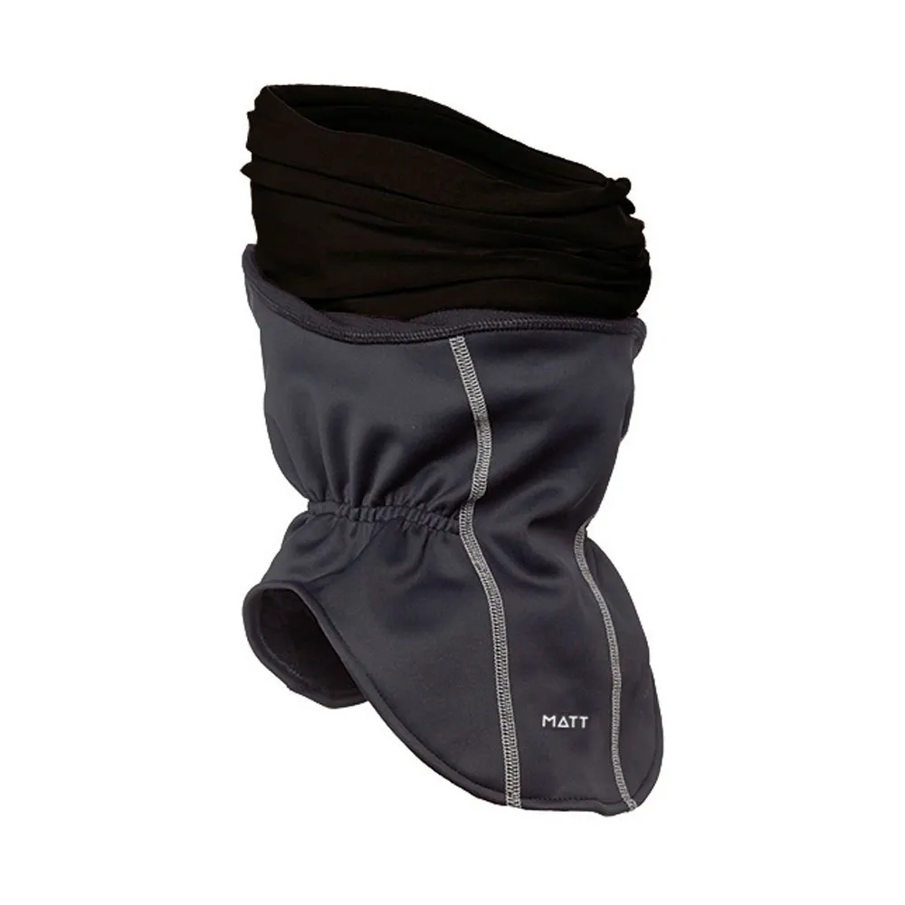 Matt Technical Wind Softshell Nackenwärmer, Black