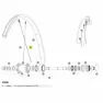 Mavic Kit 12 Rear Ksyrium S Ds Speichen, Black, 278mm
