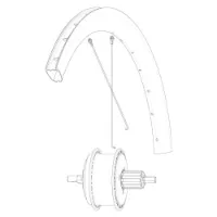 Mavic Rear Cosmic Sl 45 Disc Ebm/cpc Ust Disc Ebm Rennradfelge