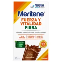 Meritene Stärke Und Vitalität Faser 14x35 G Nahrungsergänzungsmittel Shokolade