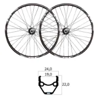 MVtek E-bike V-brake 26´´ Tubeless Mtb-laufradsatz
