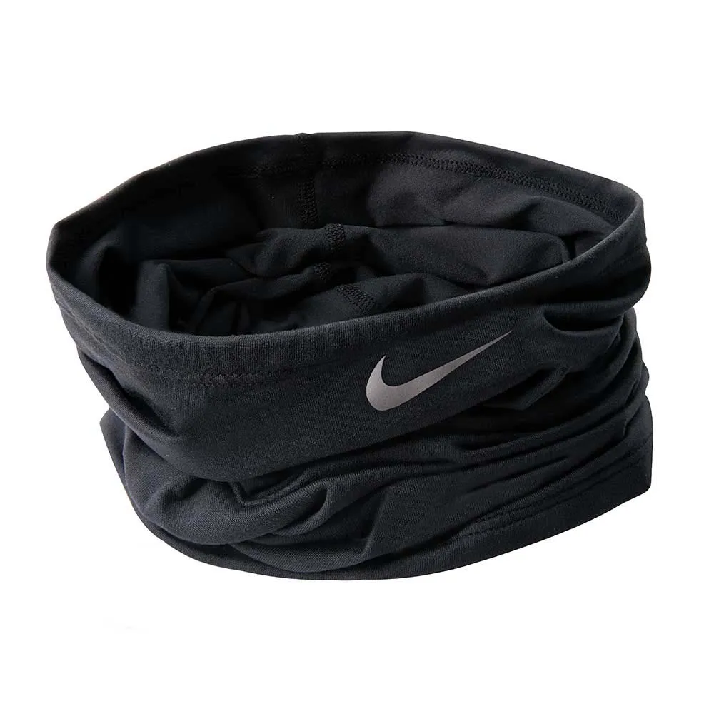 Nike Therma Fit Wrap Nackenwärmer, Black / silver