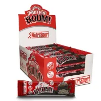 NutriSport Boom Proteinriegelbox Schokoladen-fudge-kuchen 49g 24 Einheiten