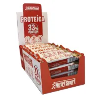 NutriSport Schachtel Mit 33% Proteinriegeln Gesalzenes Karamell 44g 24 Einheiten