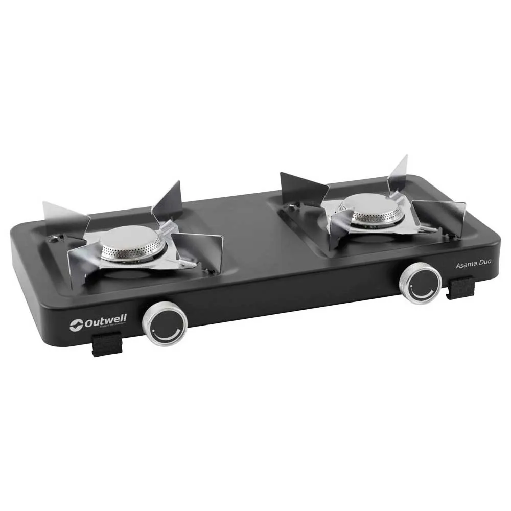 Outwell Asama Duo Gaskocher Campingküche, Black, One Size
