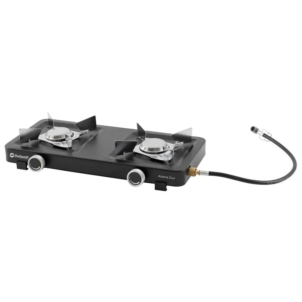 Outwell Asama Duo Gaskocher Campingküche, Black, One Size
