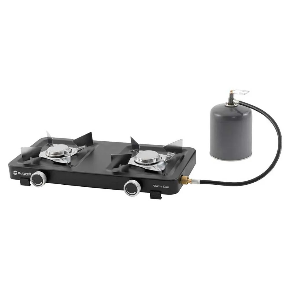 Outwell Asama Duo Gaskocher Campingküche, Black, One Size