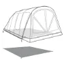 Outwell Charleston 7 Air Tc Schützender Fußabdruck, Black / grey, 530 x 420cm