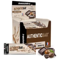 OVERSTIM.s Authentic Energie-riegel-box Shokolade&erdnuss 65g 32 Einheiten