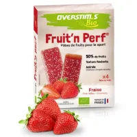 OVERSTIM.s Bio Energie Gummy Bars Box Erdbeere 25g 12 Einheiten