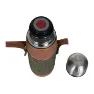 Pasion Morena Tweed G Thermosflasche, Khaki / camel, One Size