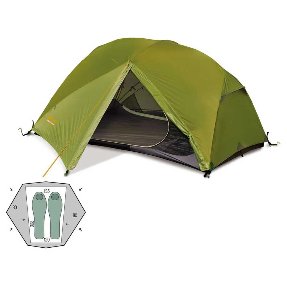 Pinguin Aero 2 Zelt, Green / black, 2PL
