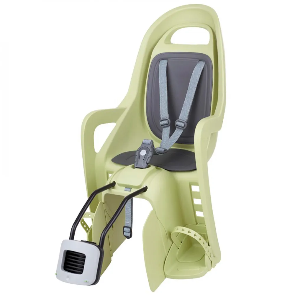 Polisport Groovy Maxi Ff Kindersitz Für Fahrrad Hinten, Green / grey, Max 22kg