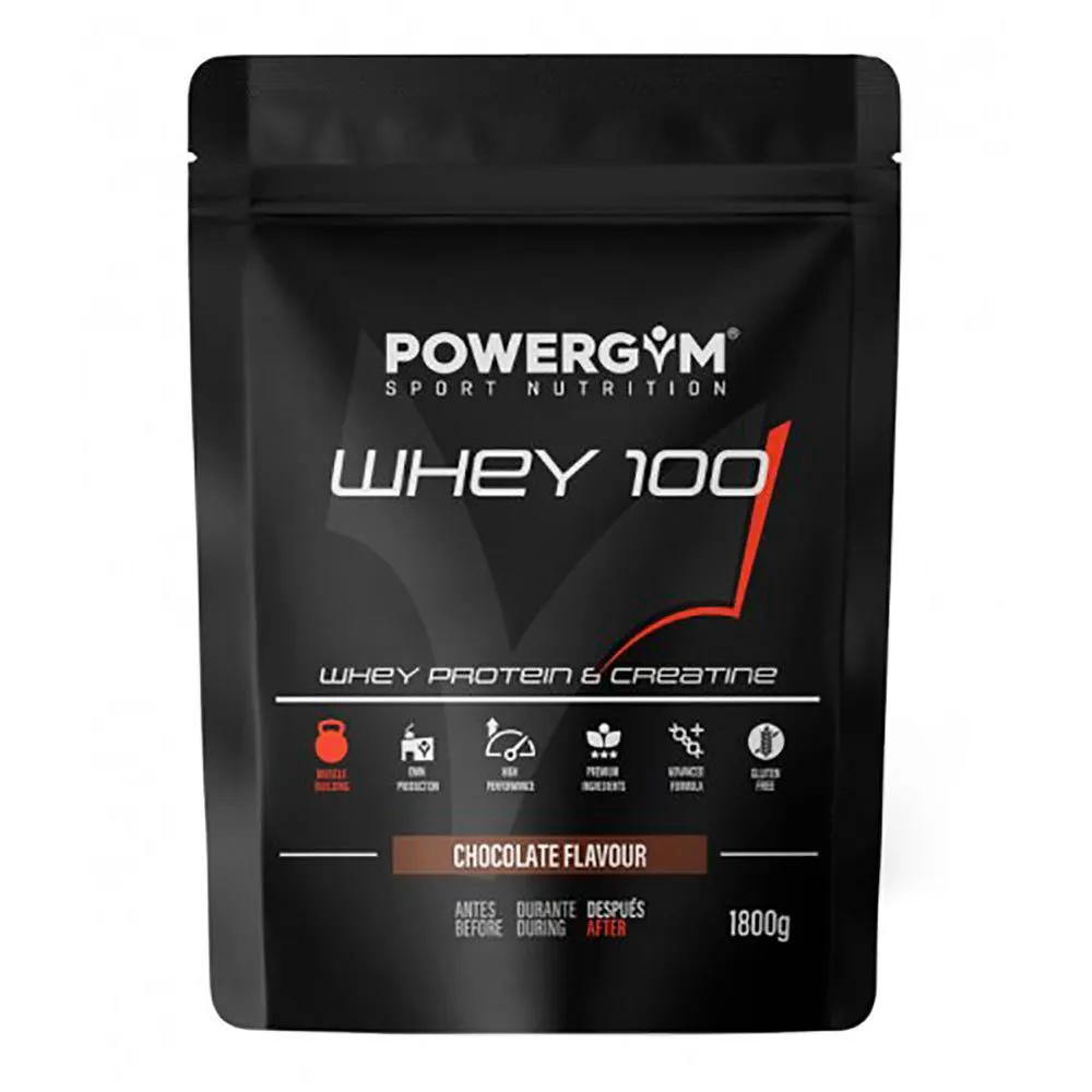 Powergym 100 Molkenprotein Schokolade 1800g, One size