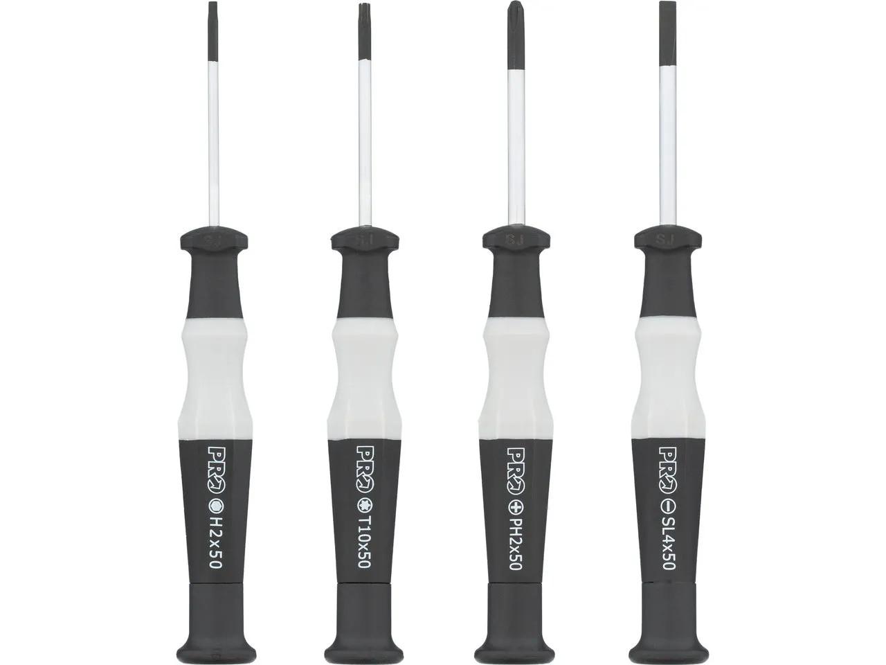 PRO Fine Adjustment Schraubendreherset 4-teilig, Schwarz, one_size