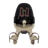 Qibbel Air Front Kinderfahrradsitz Mit Lenker, Black / cappuccino, Max 22kg