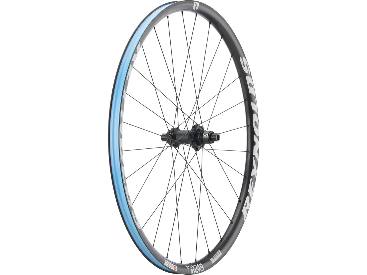 Reynolds TR 249 29" Disc Centerlock Carbon Laufrad - Werkstattverpackung, Schwarz