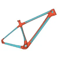 RIDE WRAP Hardtail Mtb Rahmenschutzaufkleber
