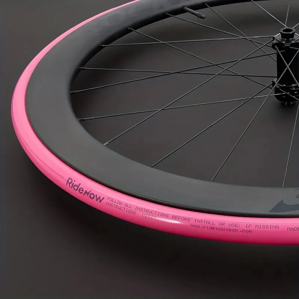 RideNow Tpu Super Light Presta 65 Mm Fahrradschlauch, Pink, 700C, 18-28