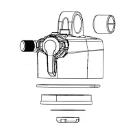 Rock Shox Deluxe Select Cc1 2023+ Standard Heckstoßdämpfer-Ösen-kit