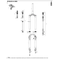 Rock Shox Oneloc Remote Upgrade Kit Right Above/left Below 35 Gold A1 Plus Set