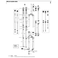 Rock Shox Pike 26´´ 160 Mm/27.5´´ Solo Air 150 Mm Left Frühlingsinterne