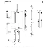 Rock Shox Yari/lyrik 27.5´´ 170 Mm Dual Position Air Left Frühlingsinterne