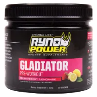 Ryno Power Gladiator Pre-workout-drink Erdbeerlimonade 150gr