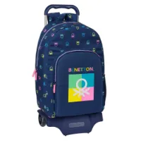 Safta Mit Trolley-rädern Benetton Rucksack