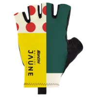 Santini Combo Tour De France Official General Leader Kurze Handschuhe