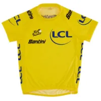 Santini Tour De France Gpm Leader Jr Kurzarm-radtrikot