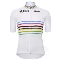 Santini Uci Official World Champion Master Kurzarm-radtrikot