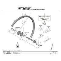 Shimano Wh-mt501 Rechts