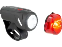 SIGMA SPORT Aura 35 Frontlicht + Nugget II Rücklicht LED Beleuchtungsset m. StVZO