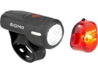 SIGMA SPORT Aura 45 Frontlicht + Nugget II Rücklicht LED Beleuchtungsset m. StVZO