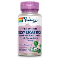 Solaray Super Resveratrol 250mg Kappen 30 Einheiten