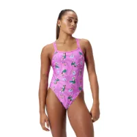 Speedo Allover Digital Starback Badeanzug