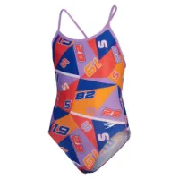 Speedo Allover Digital Vback Badeanzug
