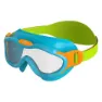 Azure blue / fluo green / fluo orange / clear