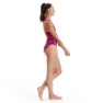 Speedo Hyperbool Allover Medalist Eco Endurance+ Badeanzug, Black / electric pink / ecstatic pink