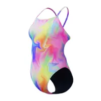Speedo Printed V-back Badeanzug