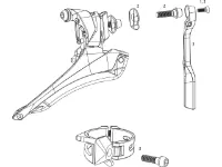 SRAM Ersatzteile Red 22, Red 2013 / Force 22 / Rival 22 Umwerfer
