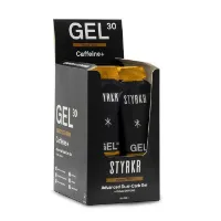 Styrkr Gel30 + Dual-carb Schachtel Mit Energiegelen 72g 12 Einheiten