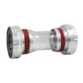 SunRace Bbm97 Tretlager-schalenadapter, Metallic, 68/73mm