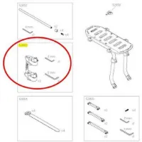 Thule Replacement Bracket Kit Pack´n Pedal Ersatzteil