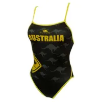 Turbo Australia Kangaroo Signal Badeanzug Mit Dünnen Trägern