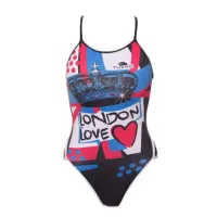 Turbo London Love Badeanzug Mit Dünnen Trägern